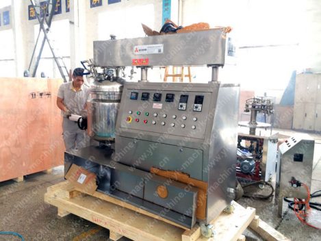 真空乳化機發(fā)往多米尼加